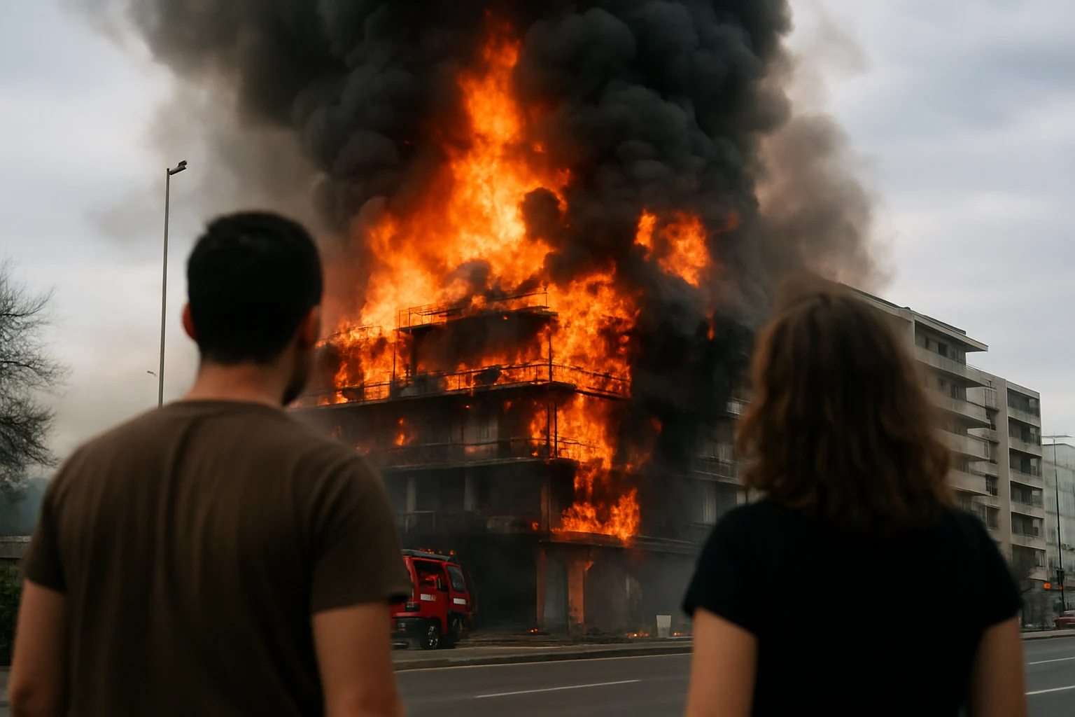 Incendiu puternic într-un bar din Mamaia