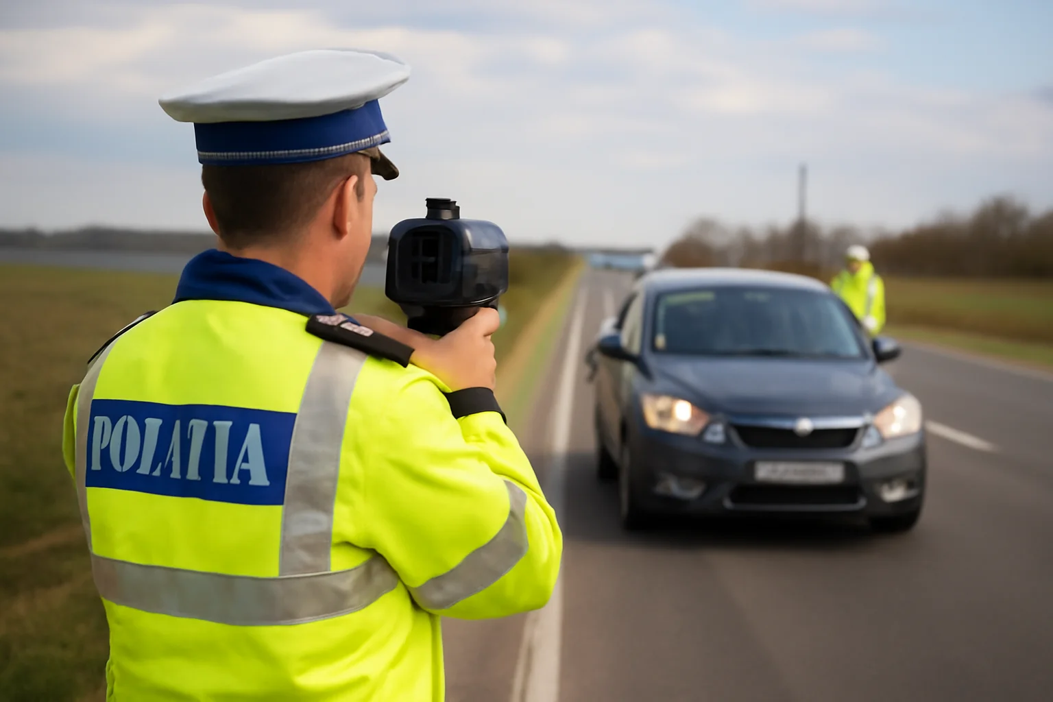 Acțiune rutieră pe DN2, în Slobozia: peste o sută de șoferi sancționați pentru viteză