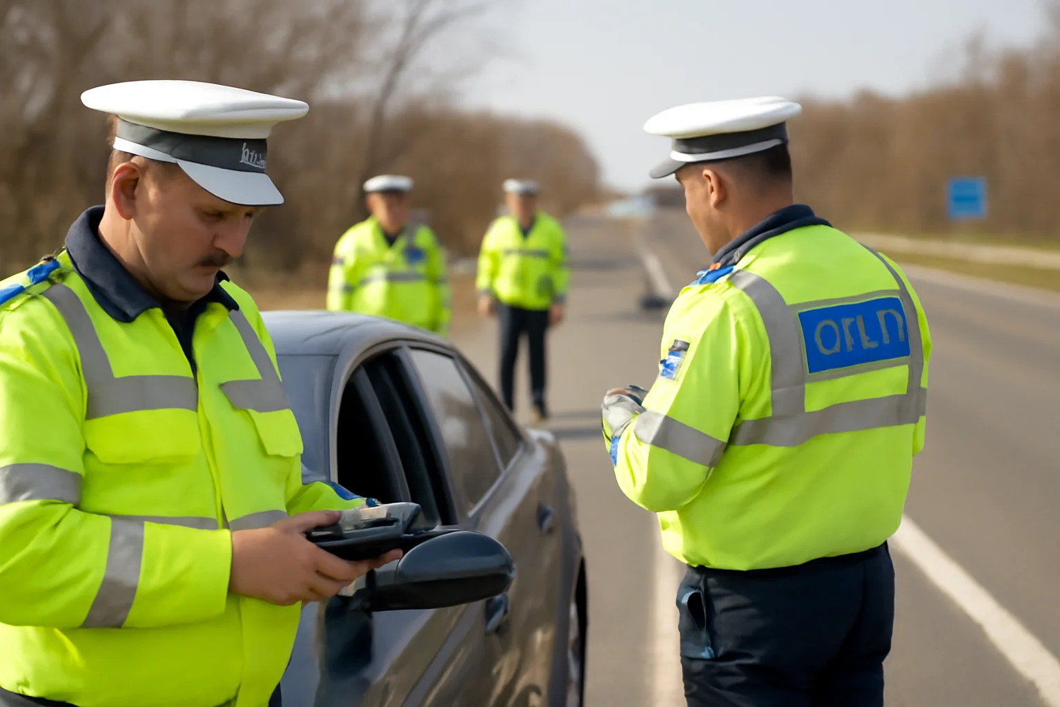 Acțiune rutieră pe DN2, în zona Slobozia: 122 de sancțiuni și 18 permise reținute pentru viteză