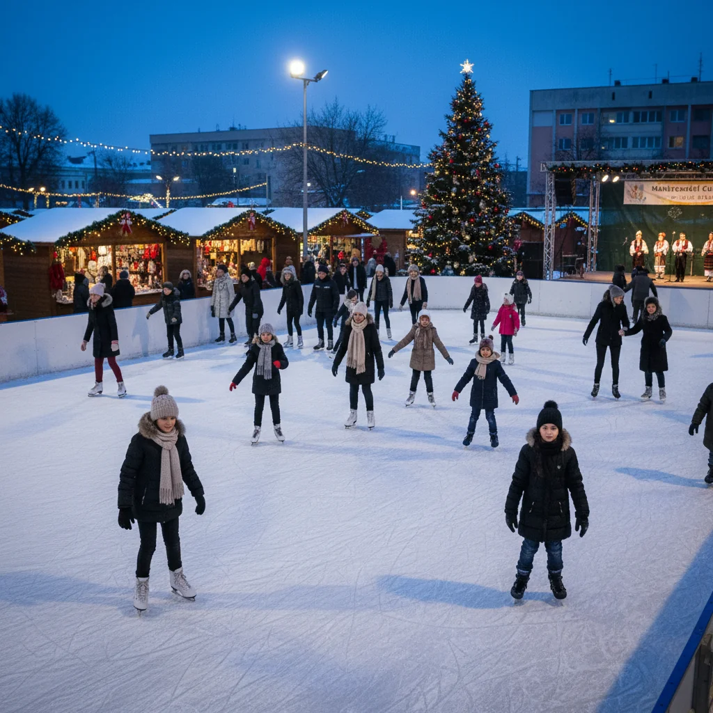 Agenda de iarnă în Slobozia: patinoar, târguri și manifestări culturale înainte de Crăciun