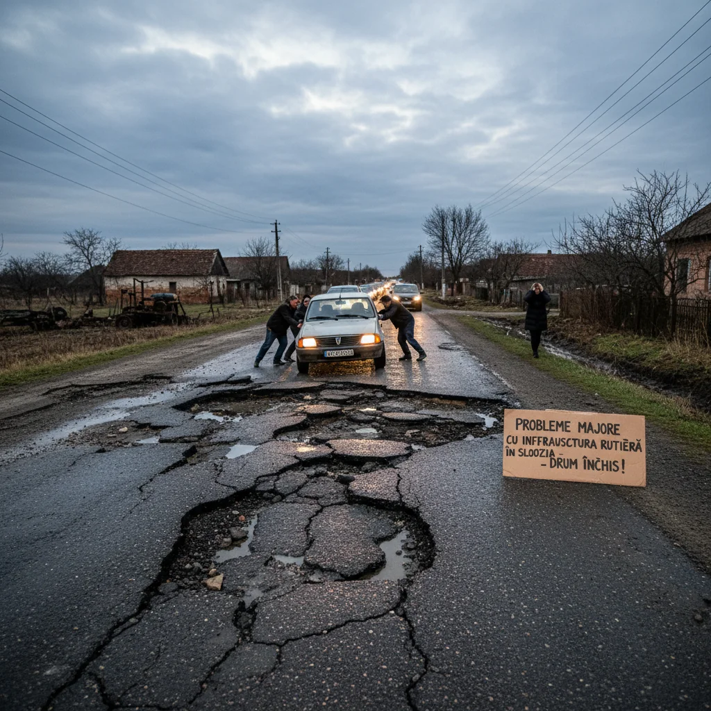 Analiză: Infrastructura rutieră din Slobozia se confruntă cu deficiențe majore