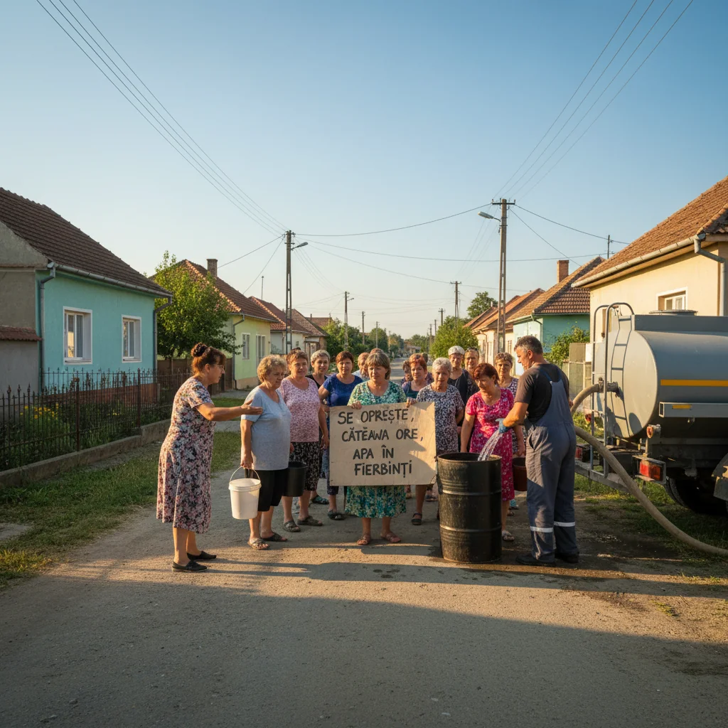 Apa va fi oprită câteva ore în localitate