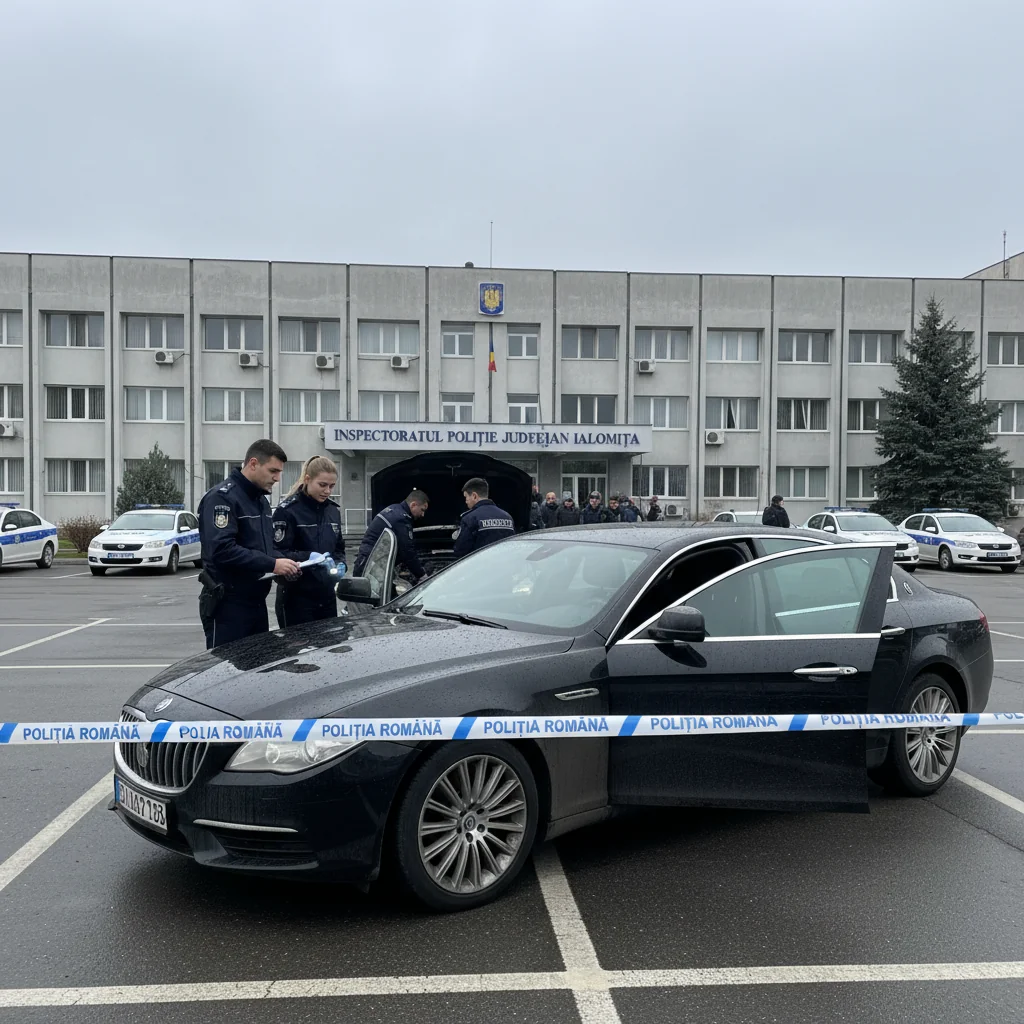 Autoturism de lux căutat în Italia, depistat de polițiști în Slobozia