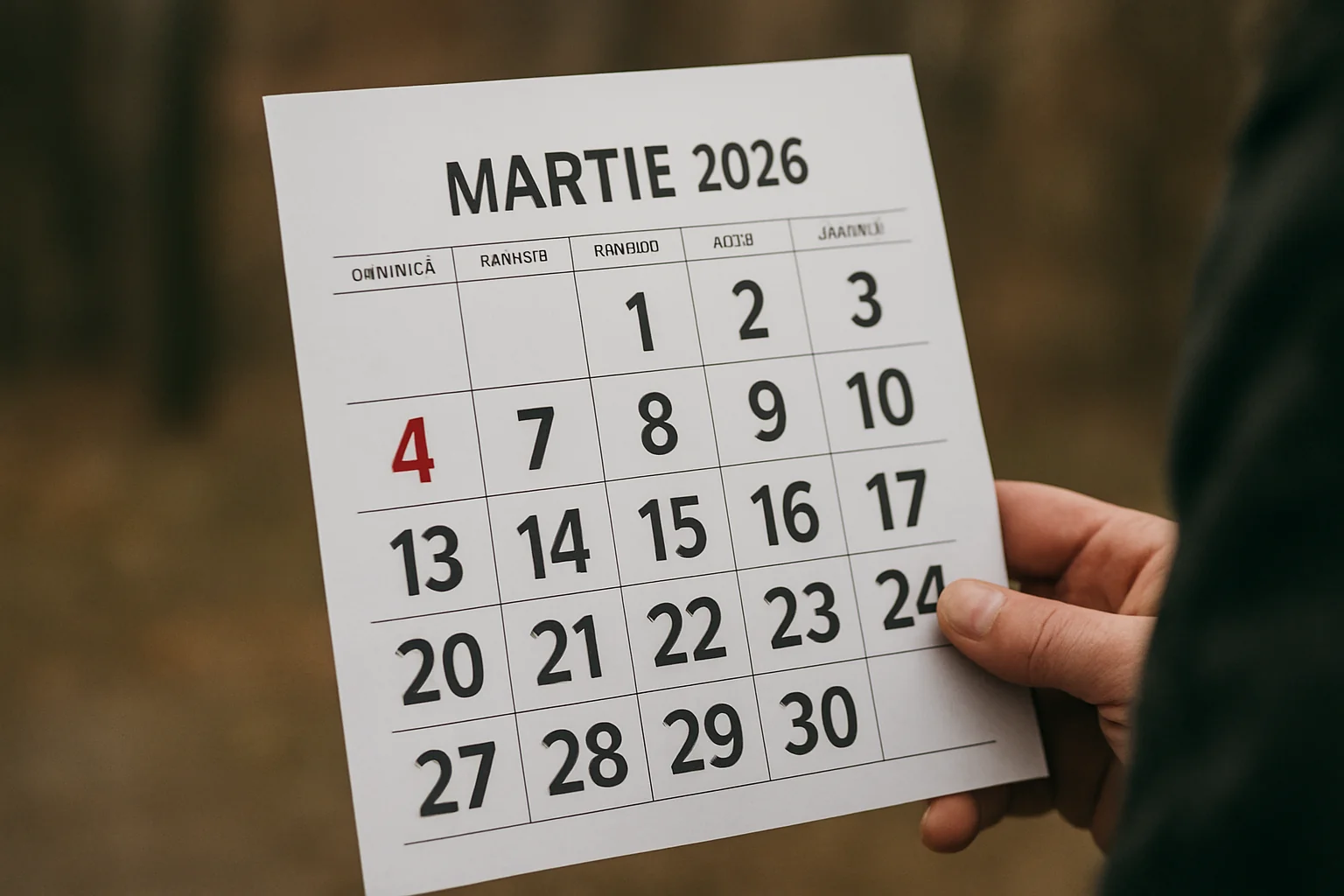 Calendar ortodox – 4 martie 2026