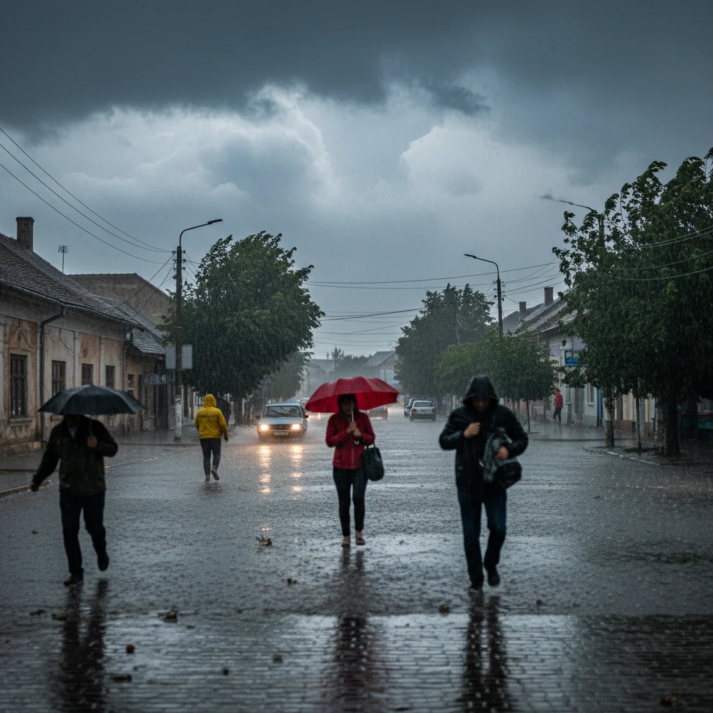 Cod galben de vreme rea în Ialomița sâmbătă: ploi și vijelii
