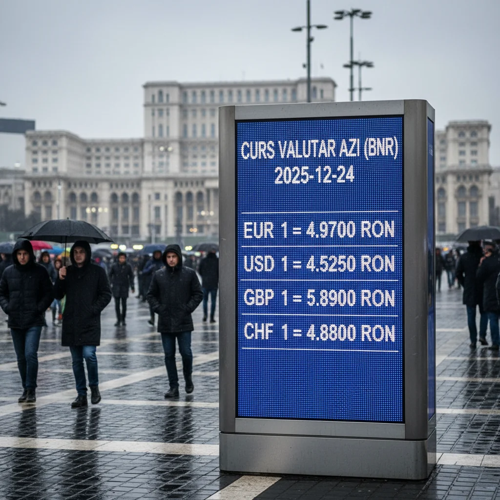 Curs valutar azi (BNR) – 2025-12-24