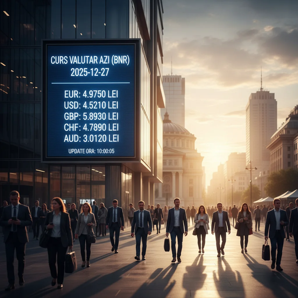Curs valutar azi (BNR) – 2025-12-27