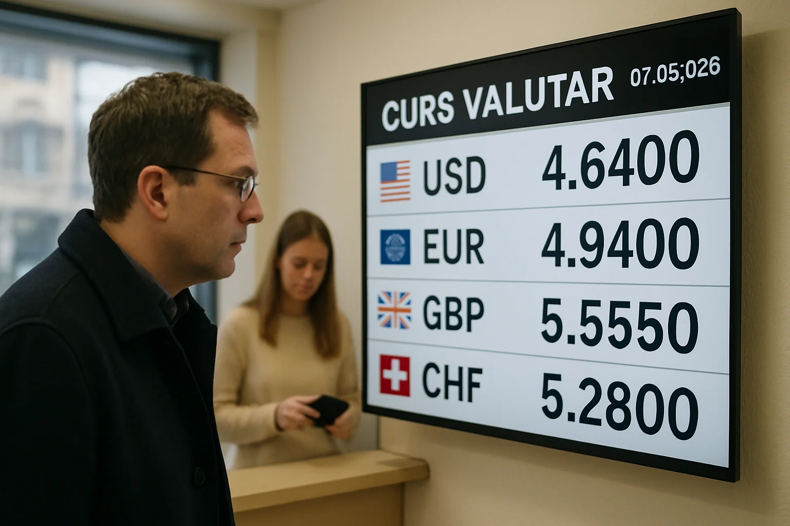 Curs valutar azi (BNR) – 2026-03-07