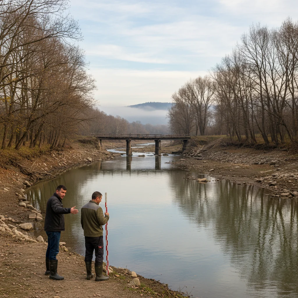 Debite în scădere pe râul Ialomița la Slobozia, potrivit ultimului buletin hidrologic