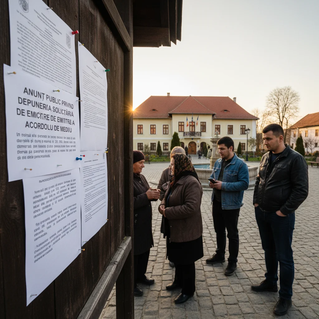 Depunerea solicitării pentru emiterea acordului de mediu
