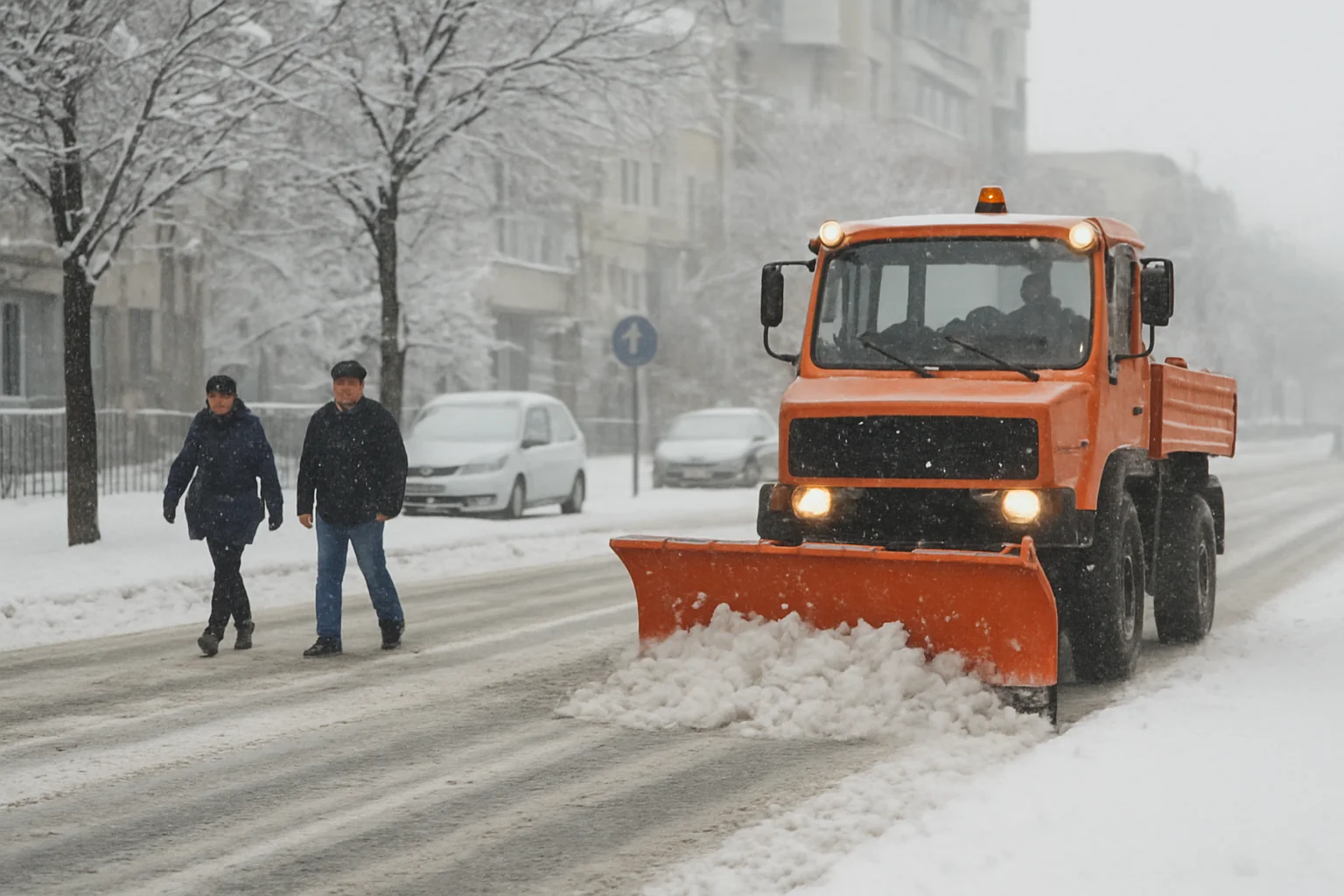 Deszăpezirea și circulația în Slobozia: măsuri și recomandări pentru 17 februarie 2026