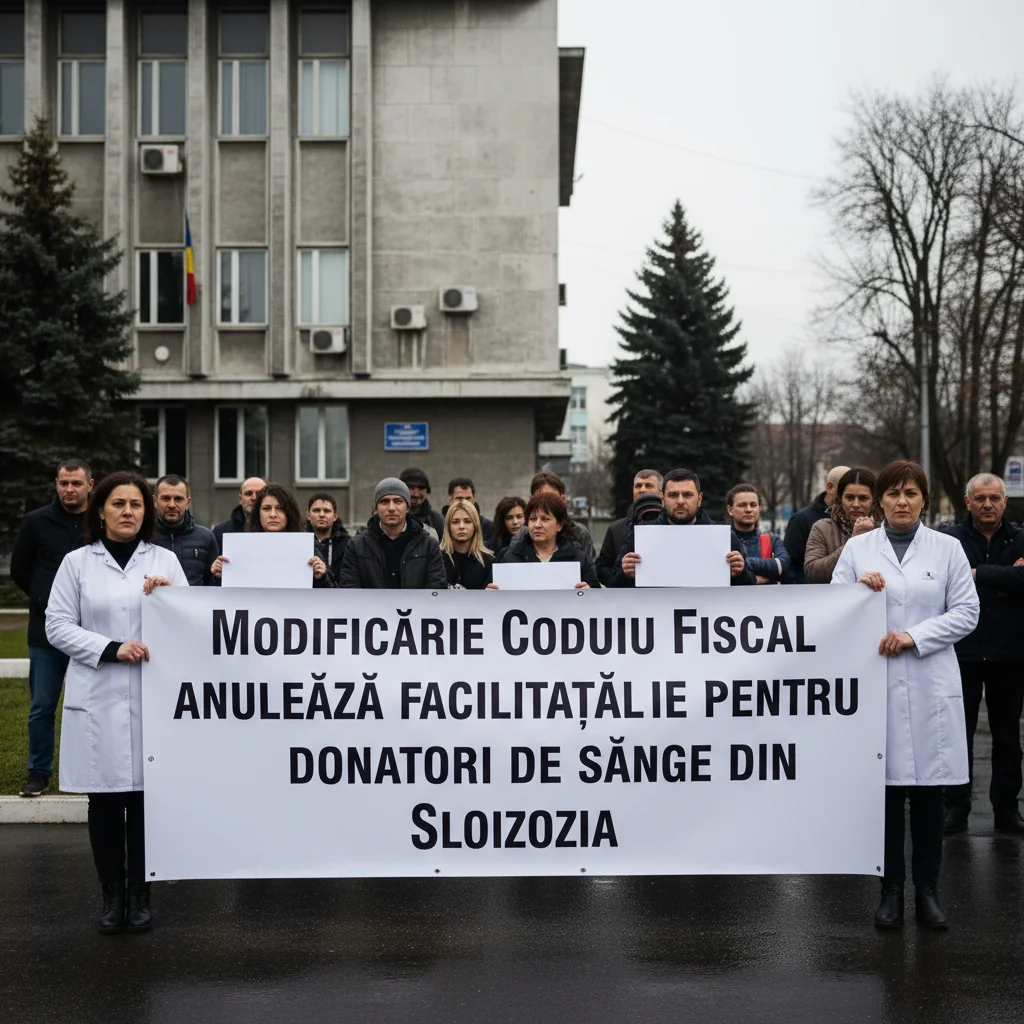 Facilitățile fiscale pentru donatorii de sânge, blocate la Slobozia după modificarea Codului Fiscal