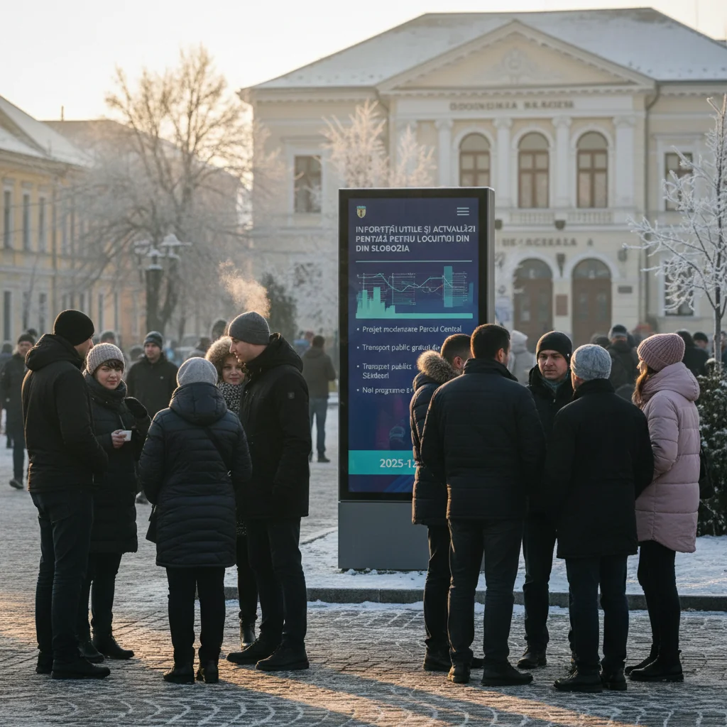 Informații utile și actualizări pentru locuitorii din Slobozia – 2025-12-27