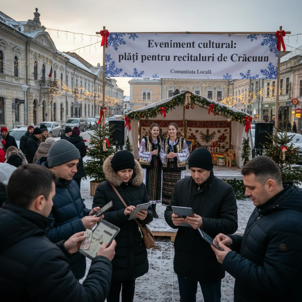 Plăți confirmate pentru recitaluri de Crăciun la Slobozia