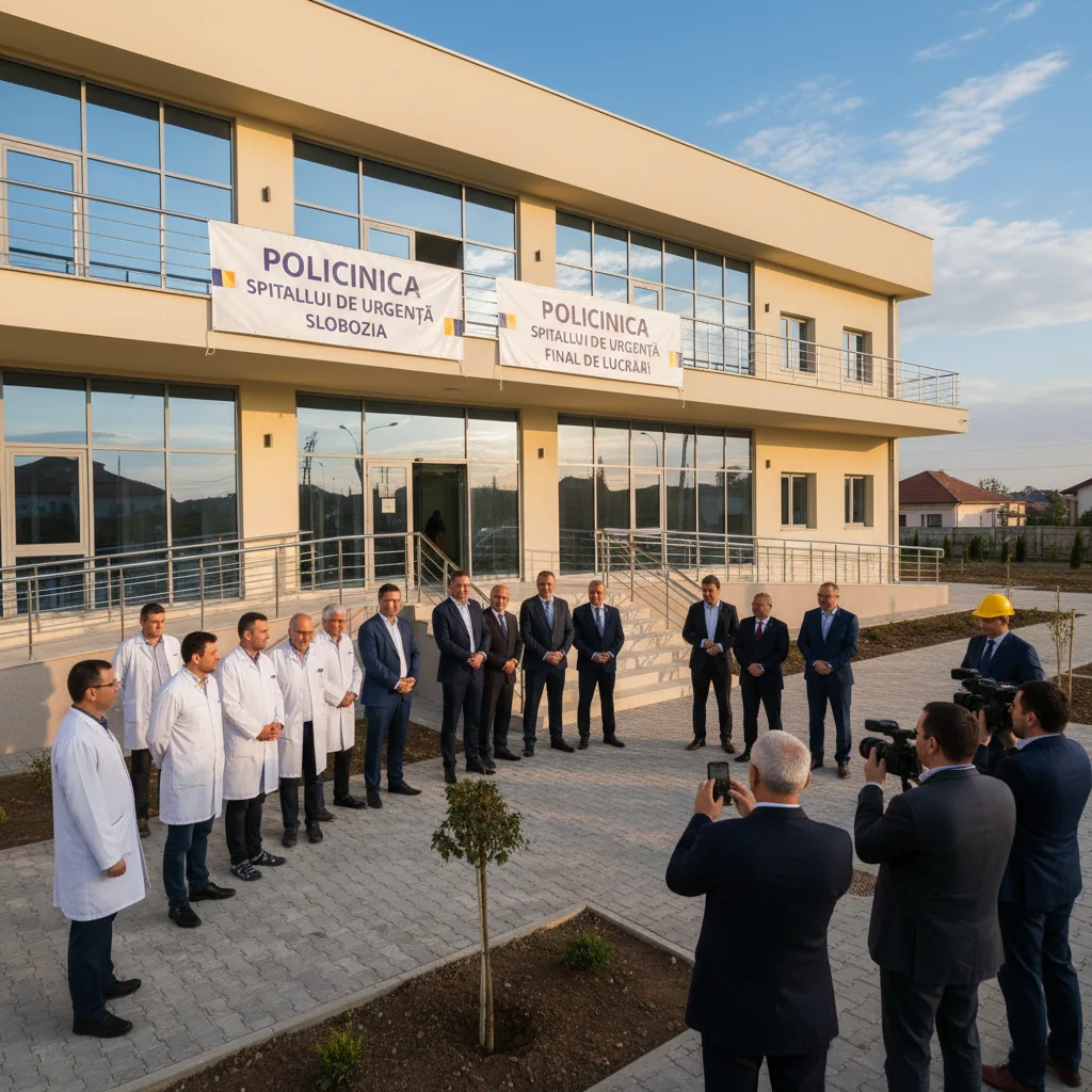 Policlinica Spitalului de Urgenţă Slobozia – lucrările au fost finalizate