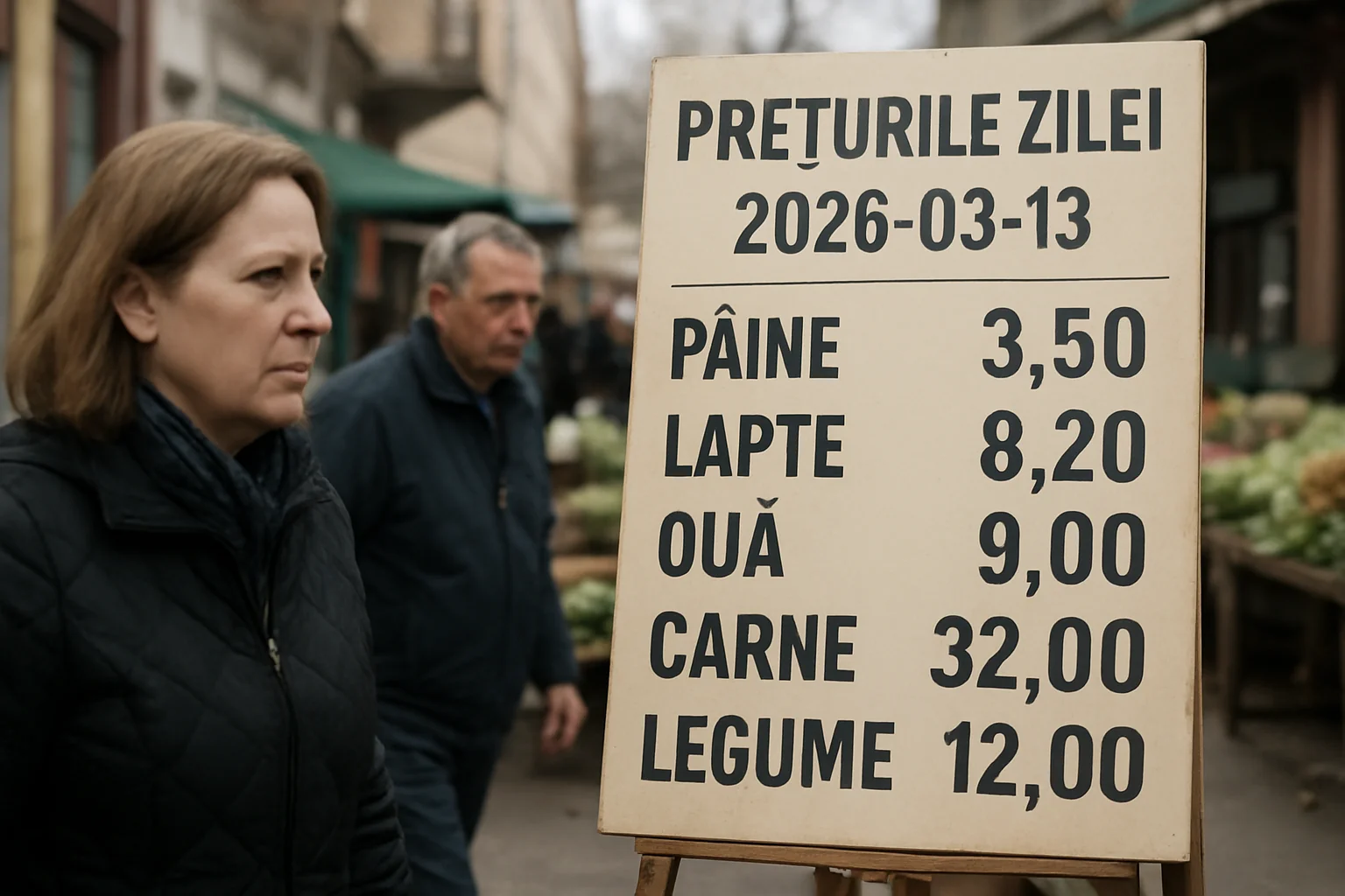 Prețurile zilei în România – 2026-03-13