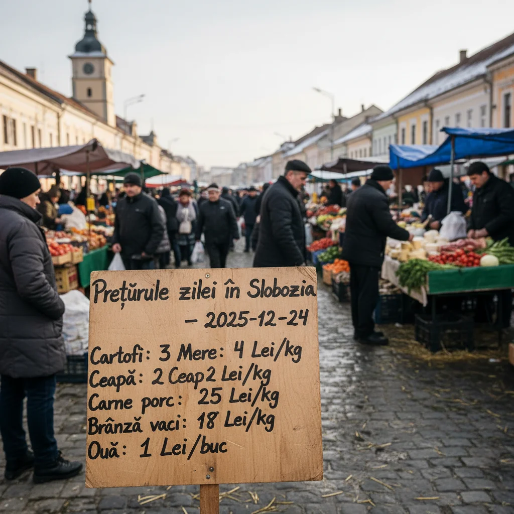 Prețurile zilei în Slobozia – 2025-12-24