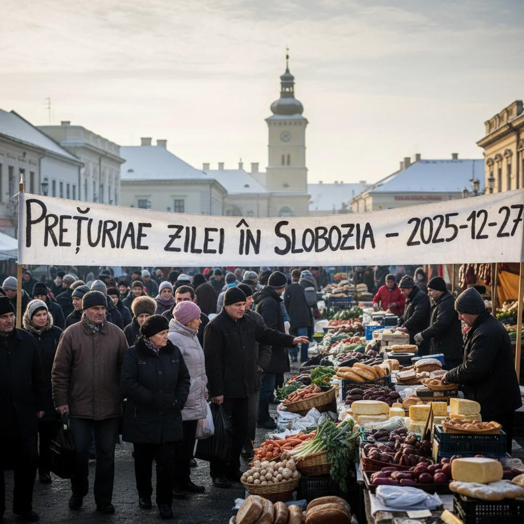 Prețurile zilei în Slobozia – 2025-12-27