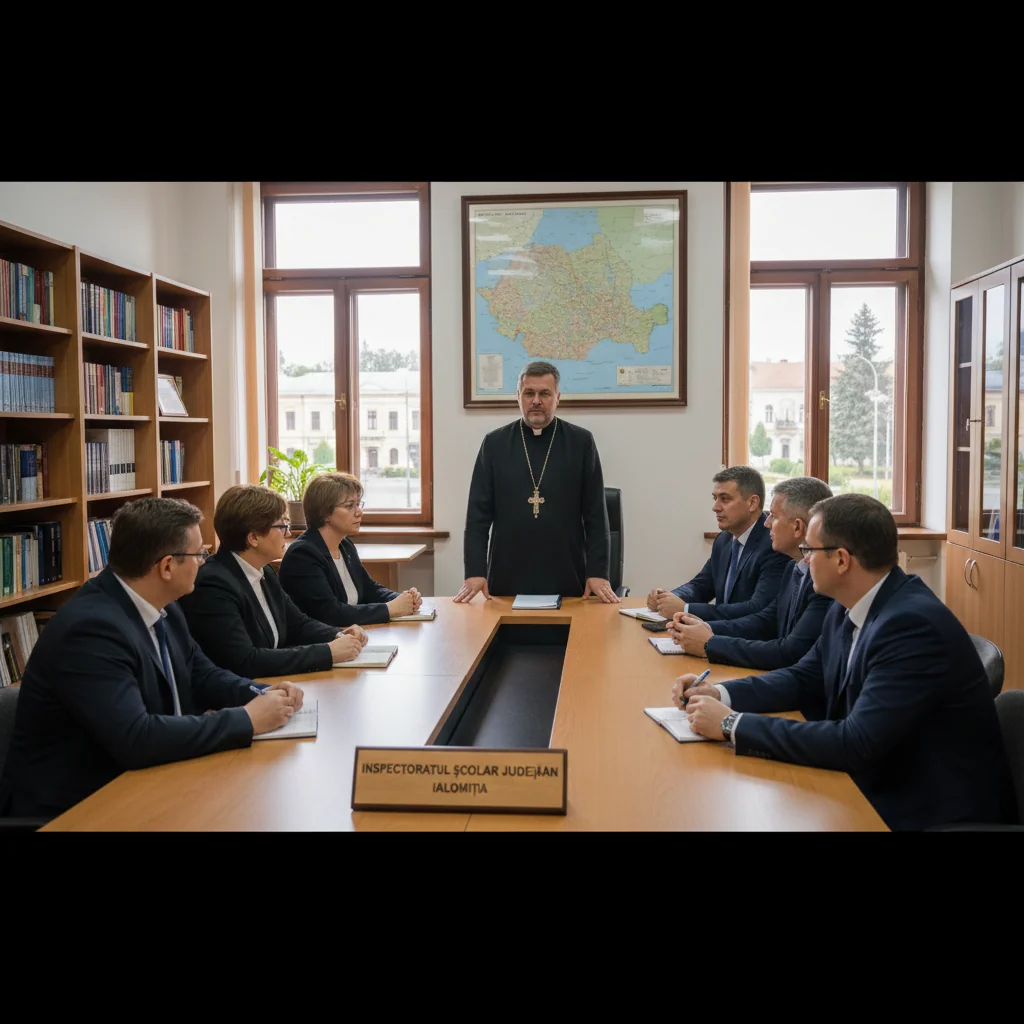 Schimbare la vârful Inspectoratului Școlar Ialomița: preotul Ion Marian preia conducerea la Slobozia