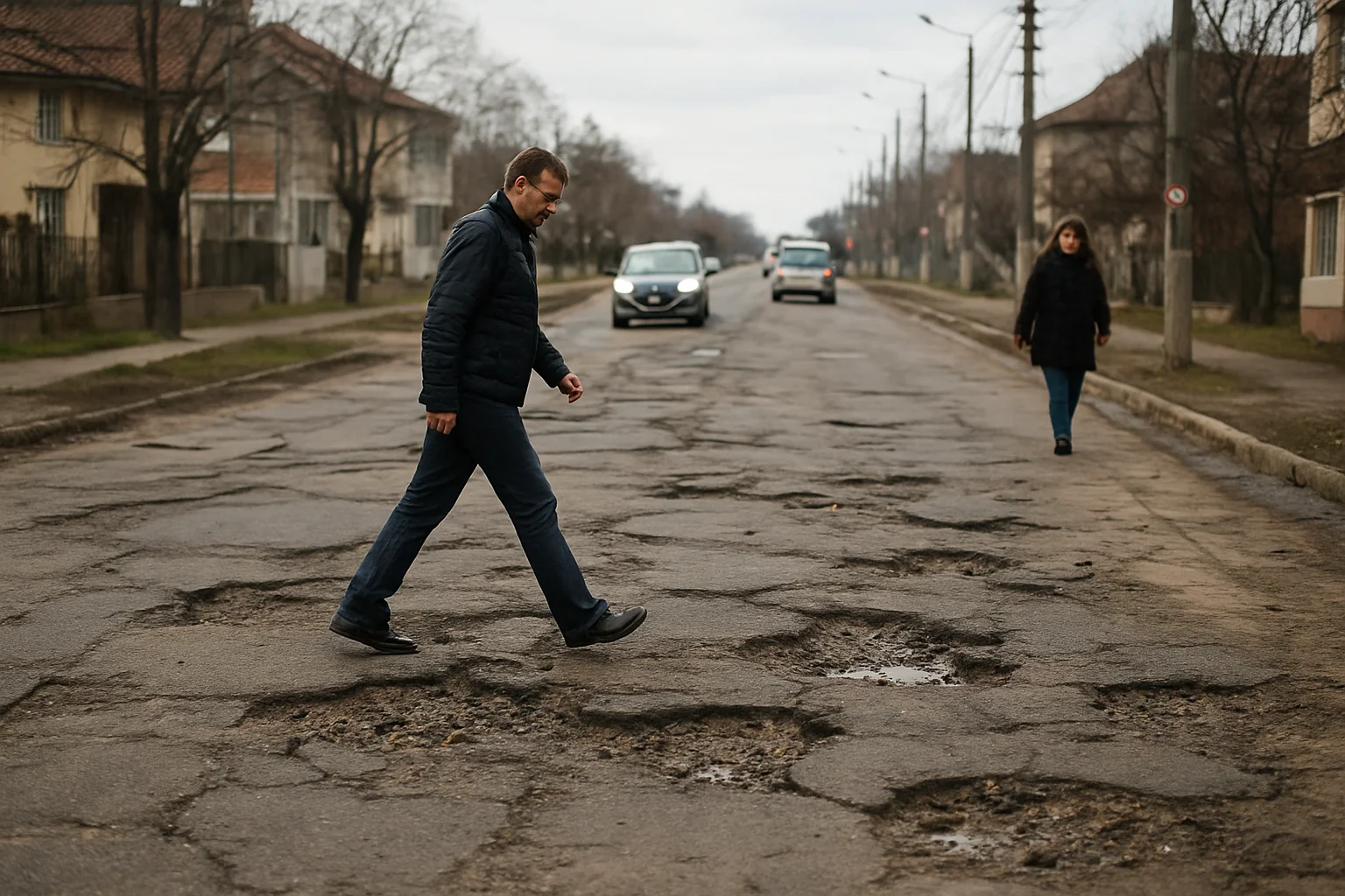 Situația actuală a infrastructurii rutiere în Slobozia la 26 februarie 2026