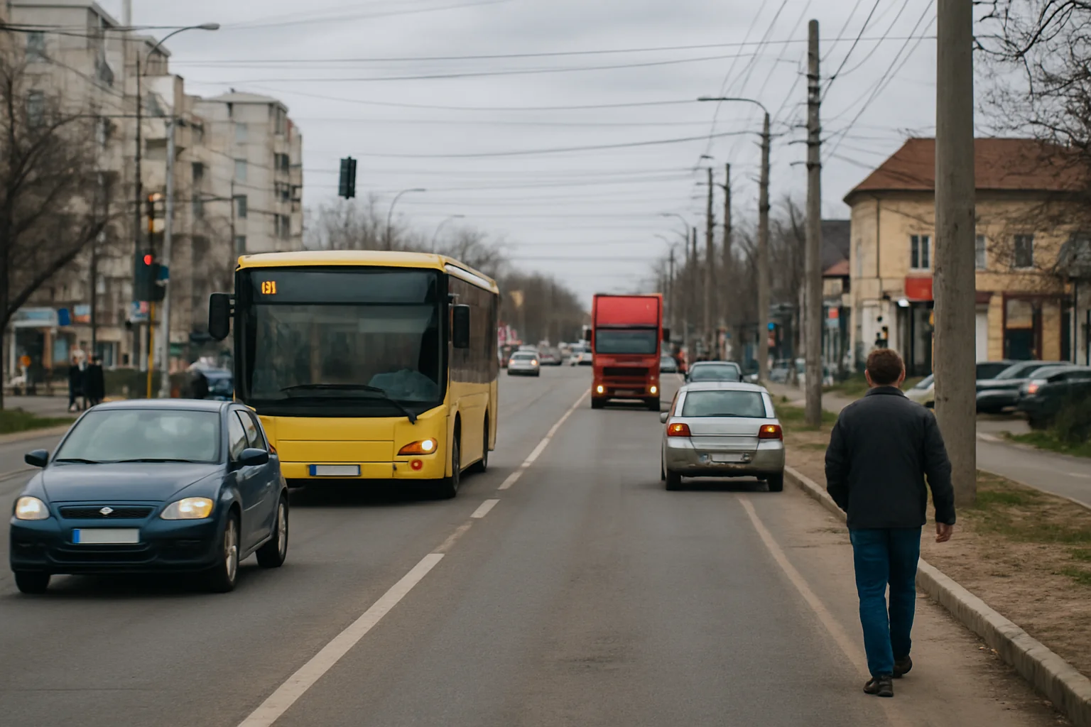 Situația actuală a traficului și infrastructurii rutiere în Slobozia – 25 martie 2026