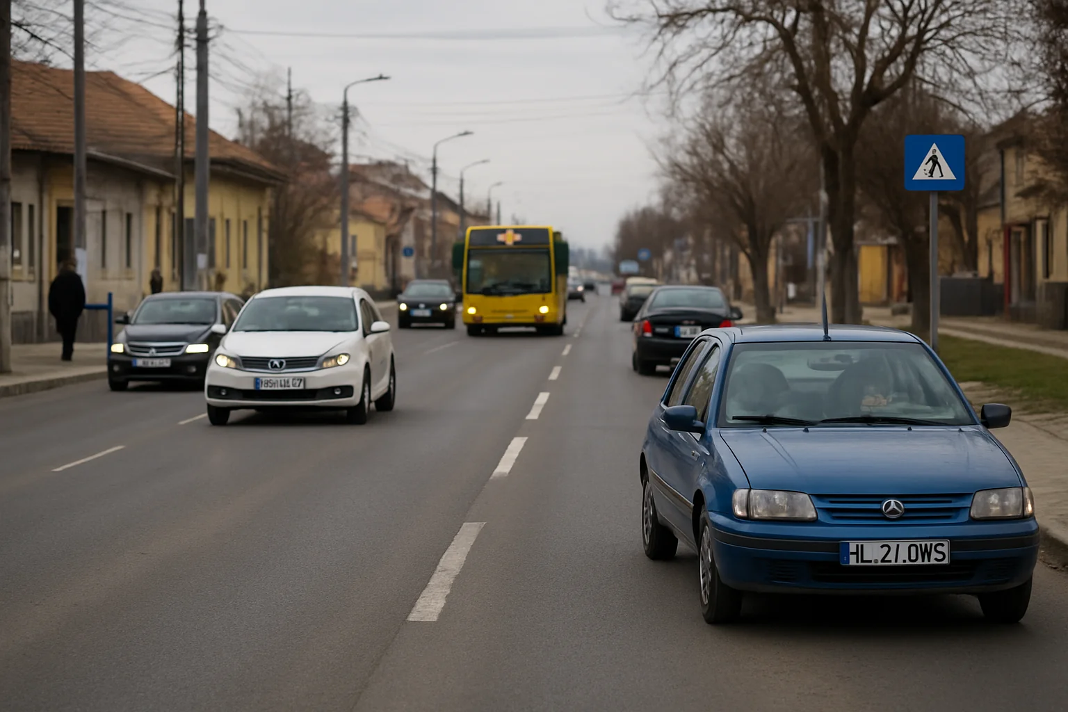 Situația actuală a traficului și infrastructurii rutiere în Slobozia la data de 2026-02-27