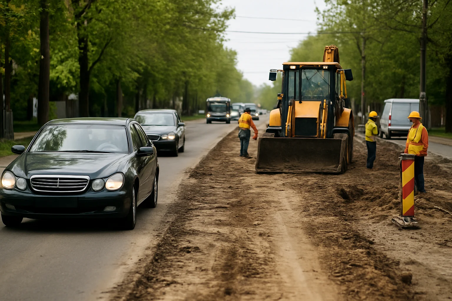 Situația traficului și lucrările în curs în Slobozia – 3 mai 2026