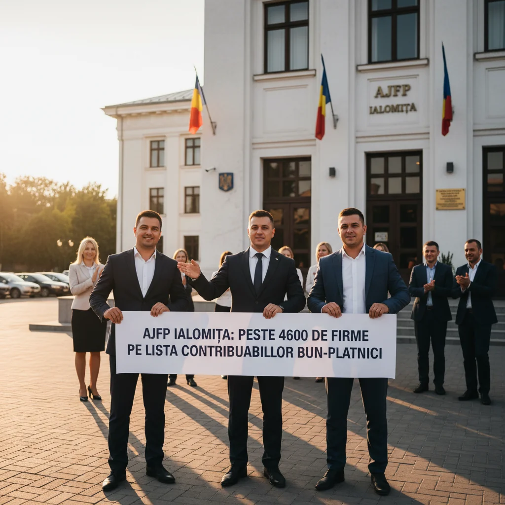 Slobozia: peste 4600 de firme din Ialomița, pe lista contribuabililor bun-platnici ANAF
