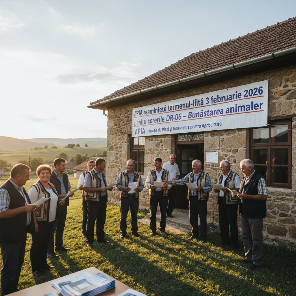 Slobozia: termen-limită 3 februarie 2026 pentru cererile DR-06 „Bunăstarea animalelor”