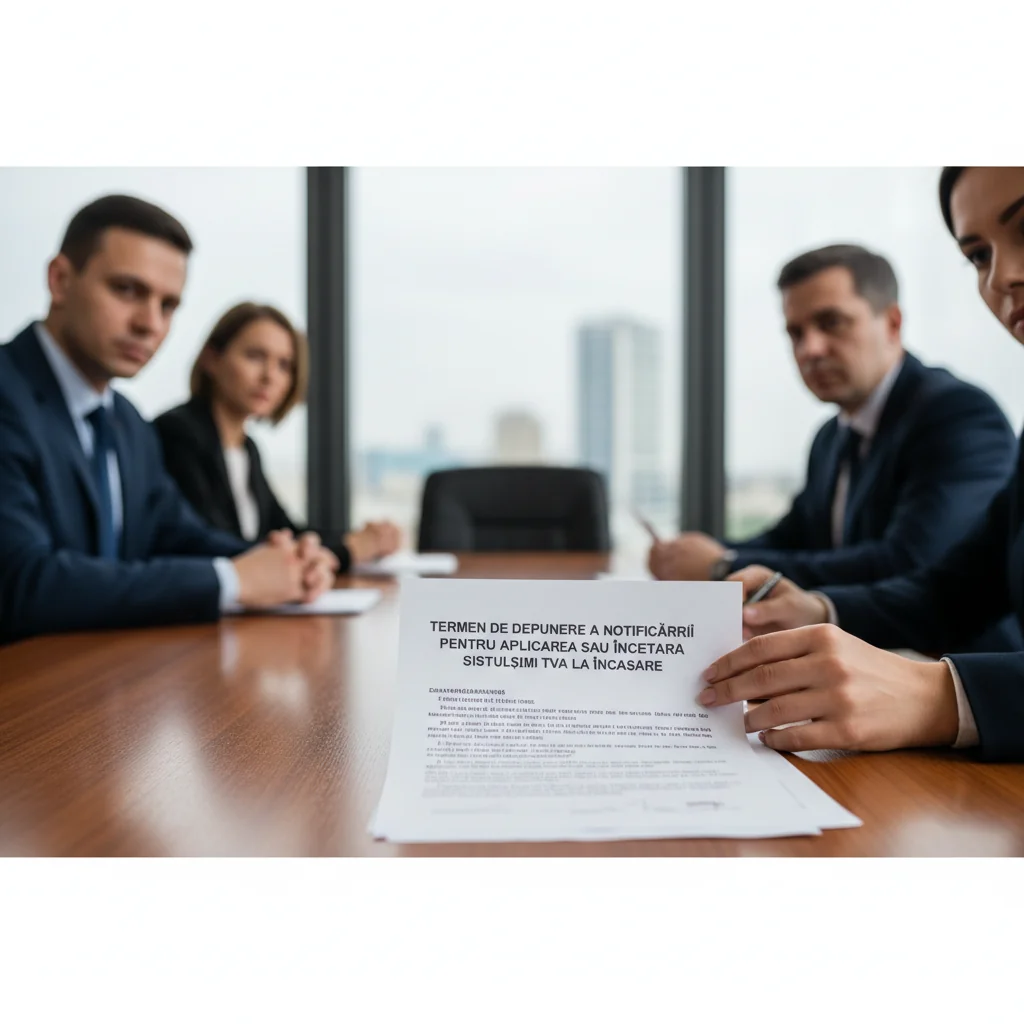 Slobozia: termen-limită pentru notificările privind sistemul TVA la încasare