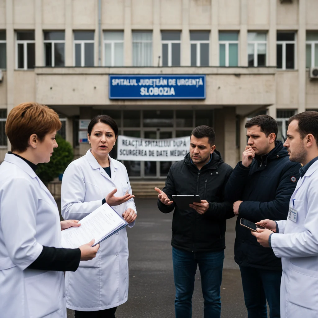 Spitalul Județean de Urgență Slobozia anunță măsuri după apariția în spațiul public a unor date medicale sensibile