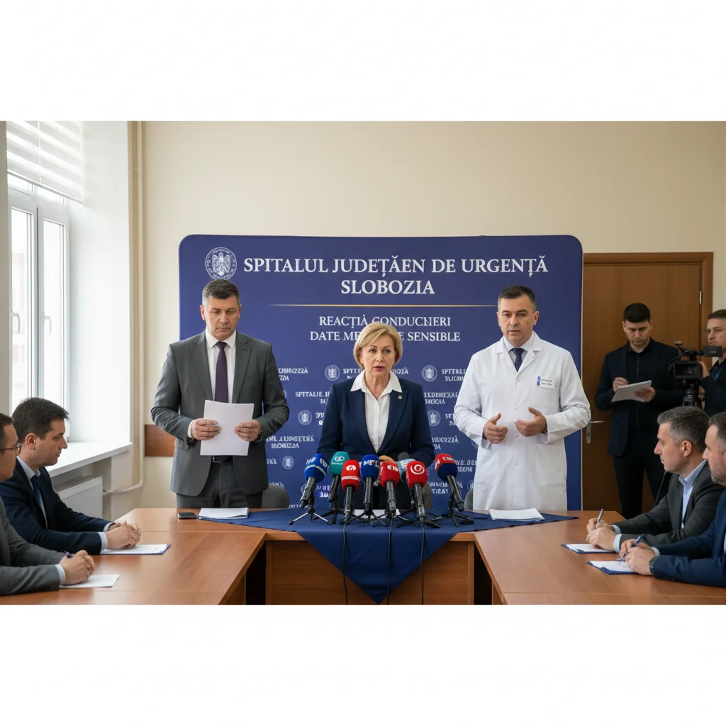 Spitalul Județean de Urgență Slobozia anunță verificări interne după apariția în public a unor date medicale sensibile