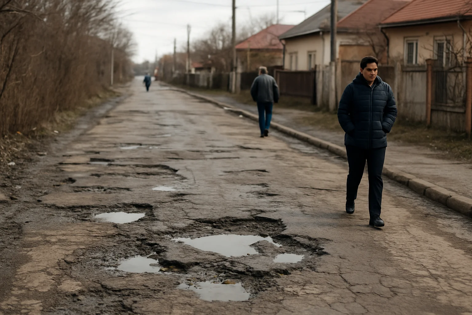 Starea infrastructurii rutiere în Slobozia la început de primăvară 2026