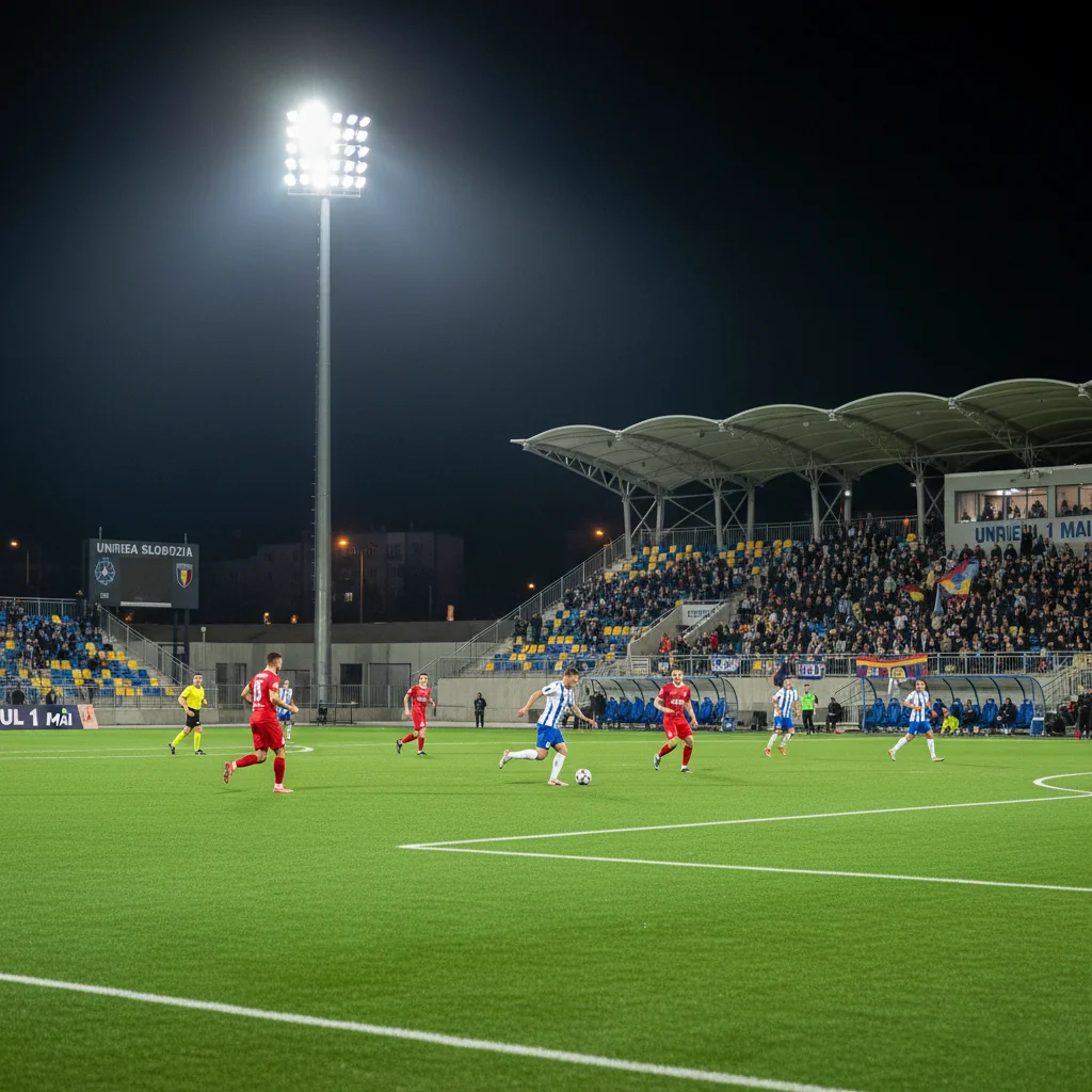 Unirea Slobozia revine acasă: primul meci pe stadionul „1 Mai” modernizat