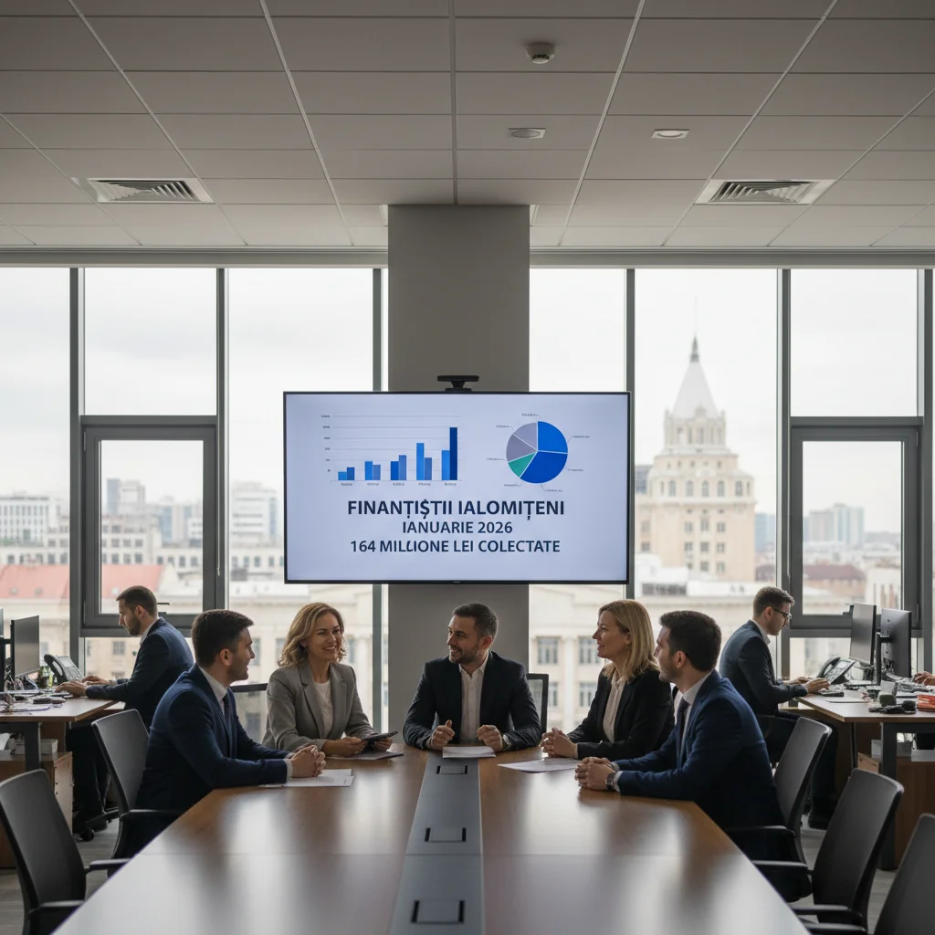 Venituri bugetare de peste 164 milioane lei colectate în ianuarie 2026 la Slobozia